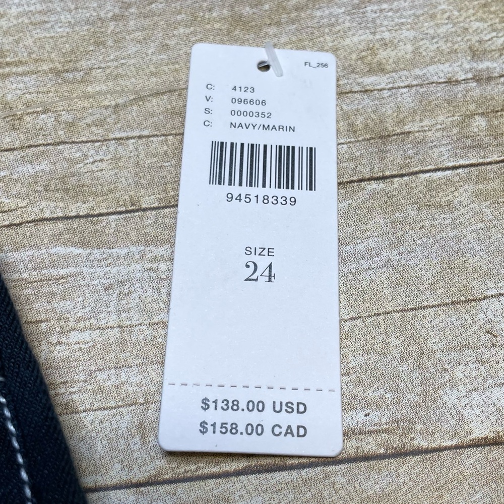 Anthropologie Maeve NWT The Colette Contrast-Stitch Linen Crop Wide Leg Pants - Picture 8 of 10
